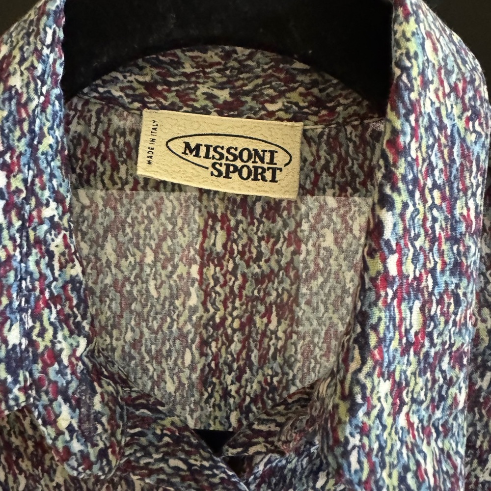 Missoni Multicolor Button Down Shirt